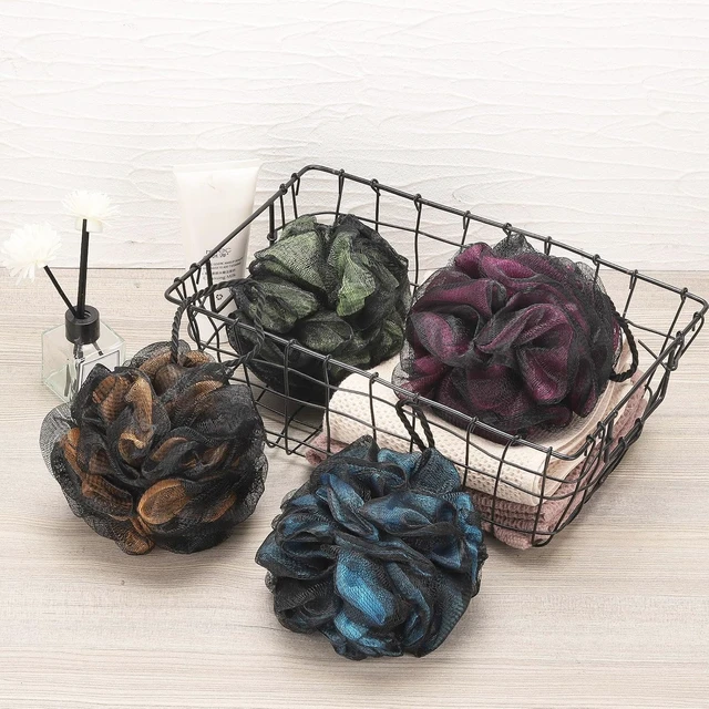 Alt view image 5 of 7 - Natural Loofah Body Scrubber Bath Pouf Shower Exfoliating Sponge