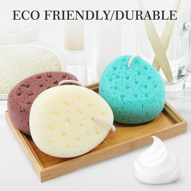 Alt view image 2 of 7 - Gentle Exfoliating Body Bath Sponges for Women