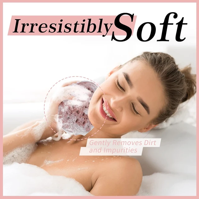Alt view image 5 of 7 - Gentle Exfoliating Body Bath Sponges for Women