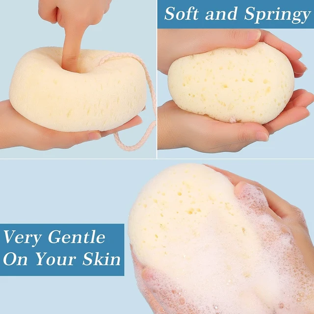 Alt view image 3 of 7 - Gentle Exfoliating Body Bath Sponges for Women