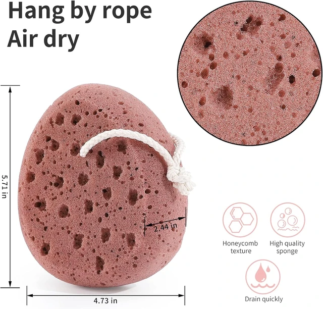 Alt view image 7 of 7 - Gentle Exfoliating Body Bath Sponges for Women