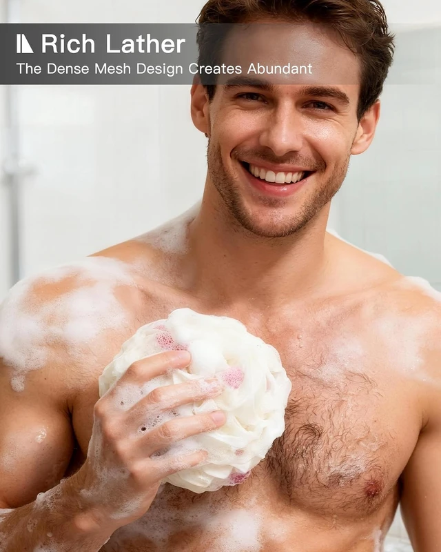 Alt view image 6 of 7 - Natural Loofah Body Scrubber Set