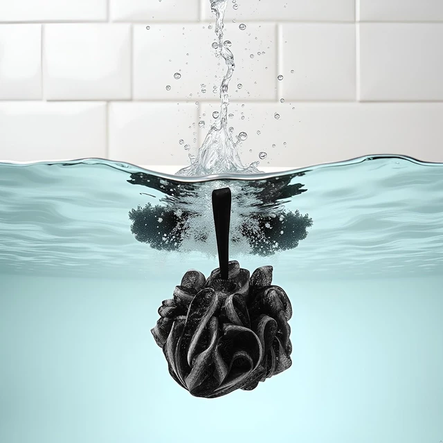 Alt view image 5 of 7 - Premium Skin-Friendly Body Scrubber Soft Loofah Mesh Bath Sponge for Shower
