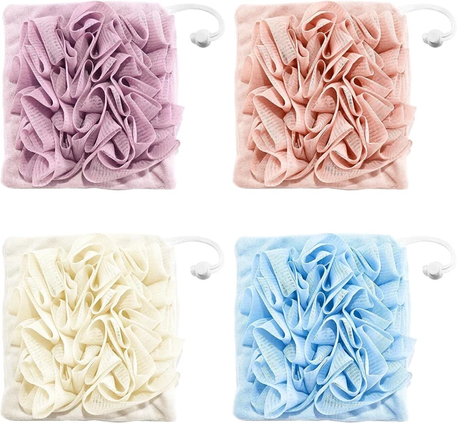 Main image of Dual-Use Washcloth for Bathing, Bar Soap Loofah with Pocket