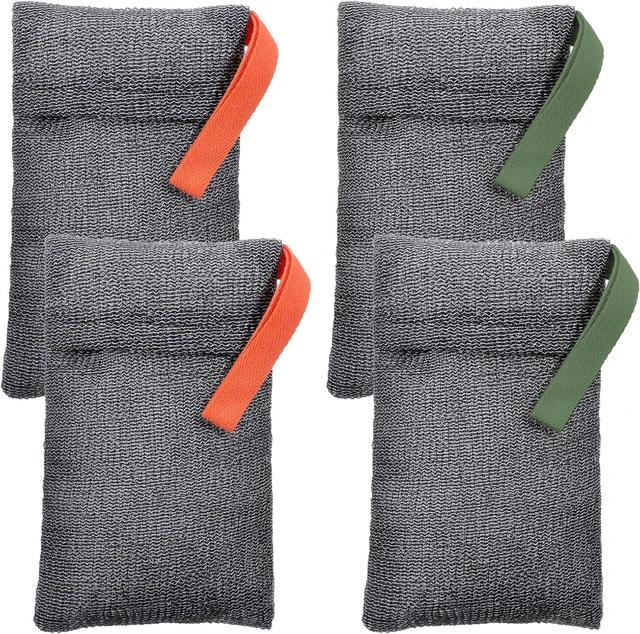 Main image of Quick-Dry Loofah Holder for Shower & Travel, Gentle Deep Cleansing Nylon Mesh Pouches for Body Scrubbing, Exfoliating Soap Bags