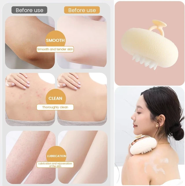 Alt view image 6 of 7 - Sunflower Dual-Function Shower Sponge with Suction Cup