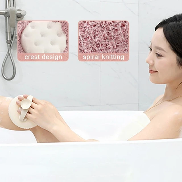 Alt view image 7 of 7 - Sunflower Dual-Function Shower Sponge with Suction Cup