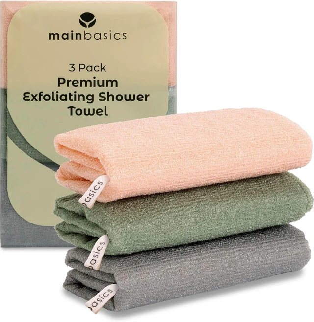 Main image of Japan Style Deep Cleaning Exfoliating Bath Scrub Towel