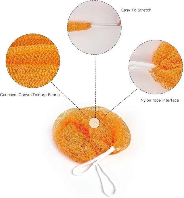 Alt view image 3 of 7 - African Net Sponge Body Scrub Towel