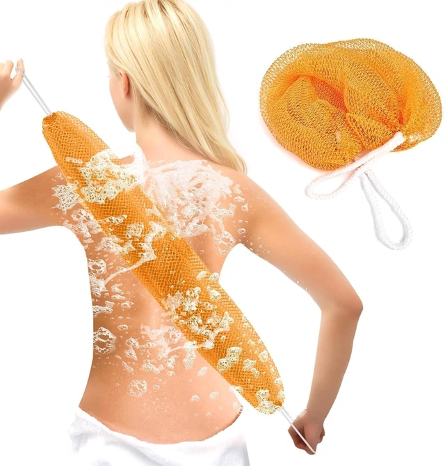 Alt view image 7 of 7 - African Net Sponge Body Scrub Towel