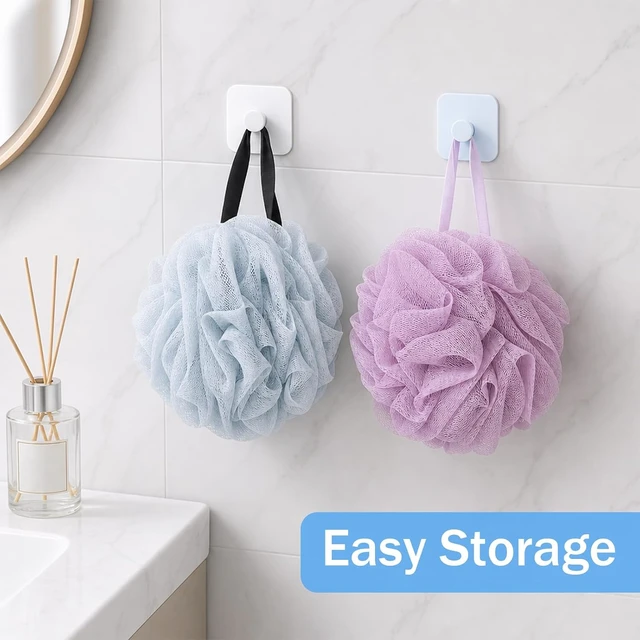 Alt view image 4 of 6 - Dual Pack Natural Loofah Exfoliating Bath Scrubber for Body