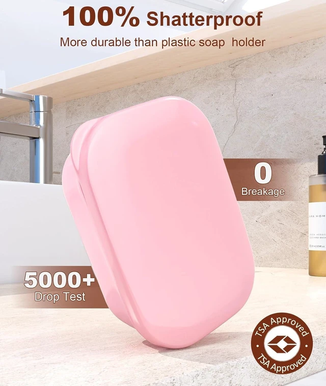 Alt view image 5 of 7 - Leakproof Portable Soap Box Container with Lid for Travel Camping Gym