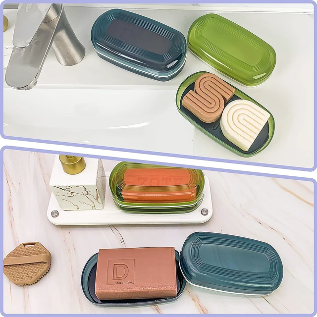 Alt view image 4 of 7 - Portable Soap Dish with Drainage for Travel & Shampoo Bars
