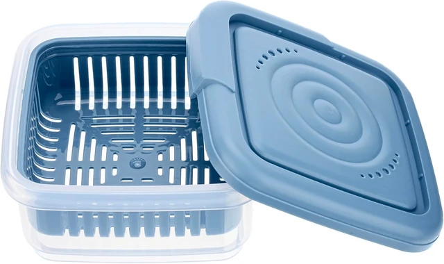 Alt view image 2 of 6 - Shampoo Bar Holder, Leak-Proof Travel Case for Gym Bathroom Camping, Square Soap Container with Drainage Layer