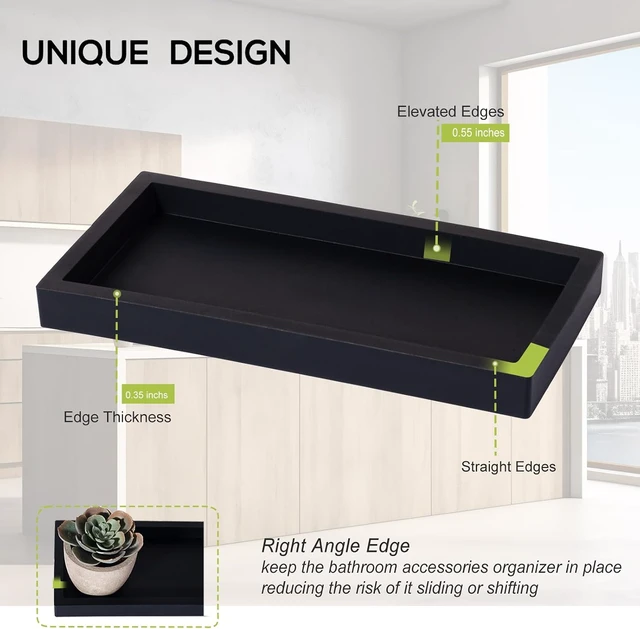Alt view image 4 of 7 - Silicone Sink Tray for Soap & Vanity Organization