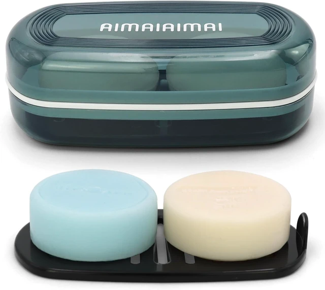 Alt view image 2 of 7 - Bathroom Shampoo Bar Holder, Large Soap Dish with Drainage Tray