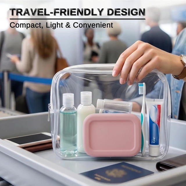 Alt view image 7 of 7 - Waterproof Silicone Portable Soap Box with Drainage Tray - Travel Bar Soap Container for Gym Camping & Carry-on