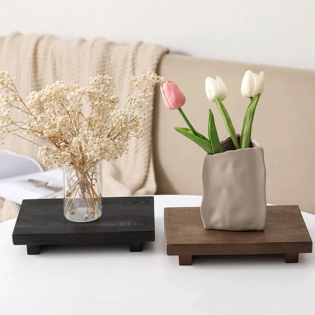 Alt view image 6 of 7 - Wooden Bathroom Tray Riser Kitchen Decorative Soap Holder