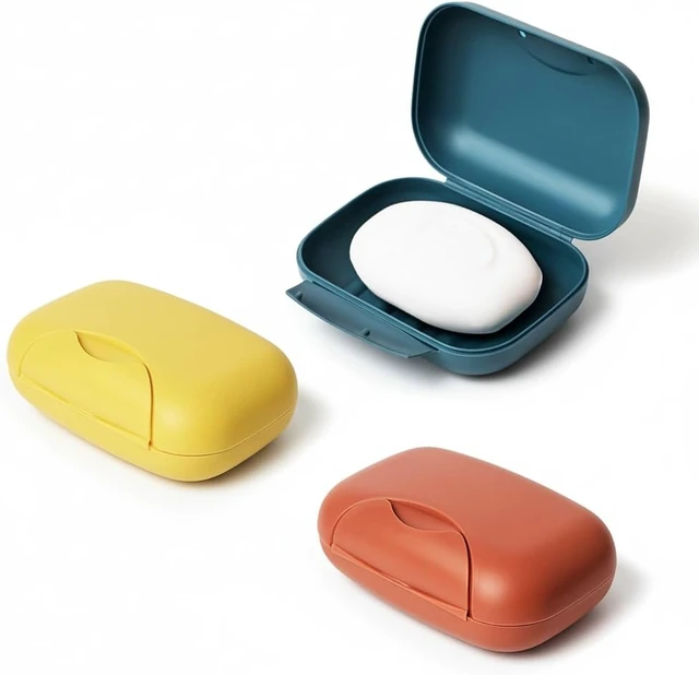 Alt view image 2 of 7 - Portable Travel Soap Box Container for Home Bathroom Hiking Camping Outdoor