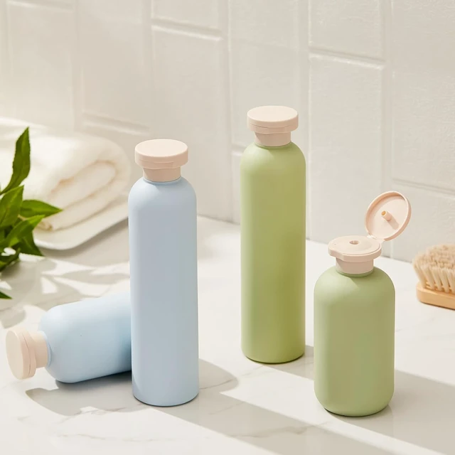 Alt view image 5 of 6 - Plastic Squeeze Bottles for Shampoo and Conditioner