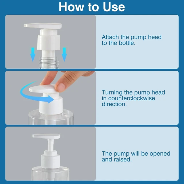 Alt view image 2 of 7 - Clear Refillable Plastic Pump Bottles for Soap Dispenser