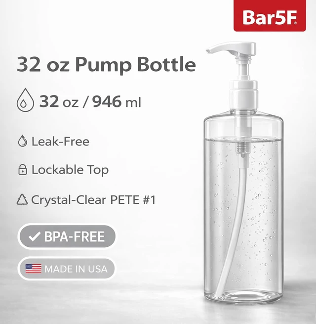 Alt view image 2 of 7 - Empty Pump Bottles Set of 2