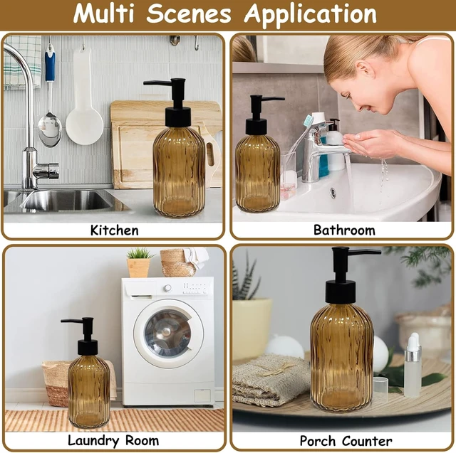 Alt view image 5 of 6 - Glass Soap Dispenser with Pump