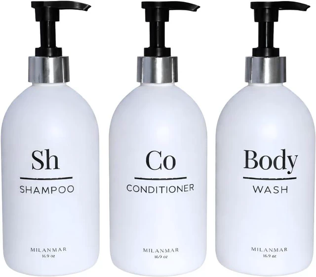 Main image of Shower Bottles Set - Pump Dispenser