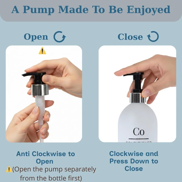 Alt view image 6 of 7 - Shower Bottles Set - Pump Dispenser