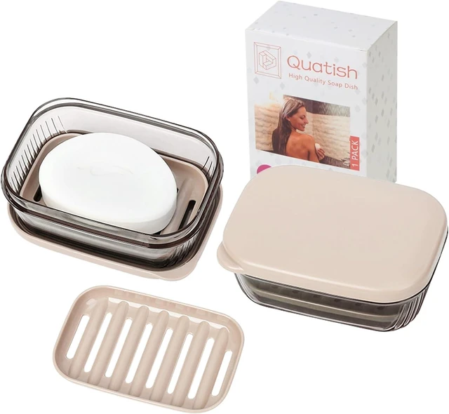 Main image of Leakproof Portable Bar Soap Dish Case for Travel Shower Gym Dorm Bathroom