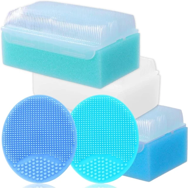 Main image of Infant Scalp Care Comb & Bathing Sponge for Cradle Cap Removal