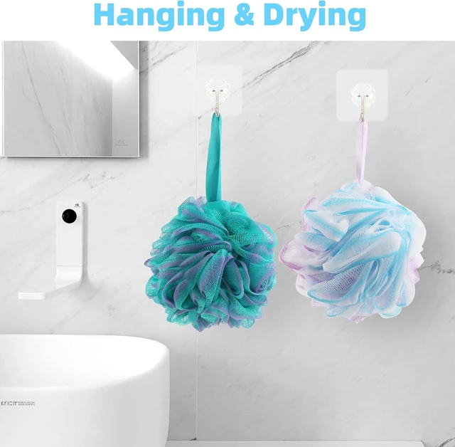 Alt view image 6 of 7 - Large Bath Loofah Sponges Set of 4 Shower Sponge