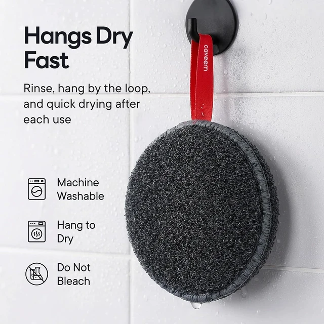 Alt view image 7 of 7 - Caveem Bath Body Exfoliating Scrubber