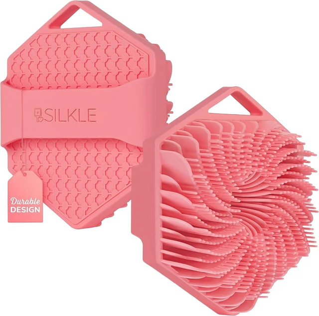 Main image of Silicone Shower Scrubber & Body Exfoliating Loofah