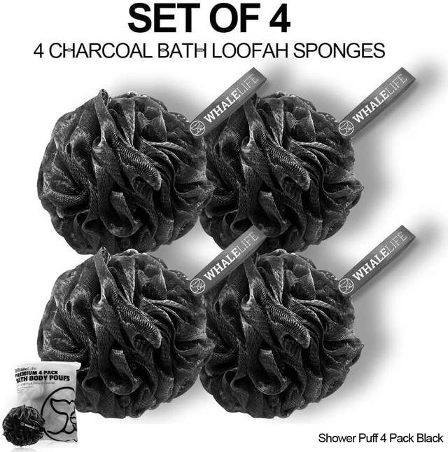 Alt view image 2 of 7 - Shower Loofah Sponge Body Scrubber Set