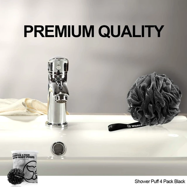 Alt view image 6 of 7 - Shower Loofah Sponge Body Scrubber Set