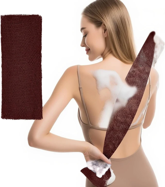 Alt view image 6 of 6 - Magic Exfoliating Bath Scrubber for Women, African Net Sponge