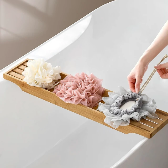 Alt view image 7 of 7 - Exfoliation Mesh Shower Ball for Cleansing and Smooth Skin, New 2 in 1 Drawstring Loofah Soap Holder, 3 PCS Bar Soap Loofah Pouch