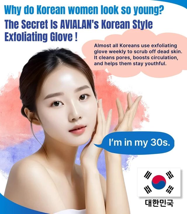 Alt view image 3 of 7 - Korean Exfoliating Glove Loofah Body Scrubber for Face Lip Foot Back Dry Brushing Bath Towel Sponge Remover