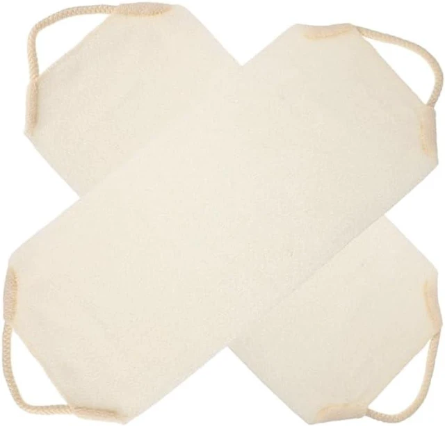 Main image of Feet & Legs - Bath Shower Accessory, Set of 2 Elastic Exfoliating Back Scrubbing Towels for Deep Cleansing Body