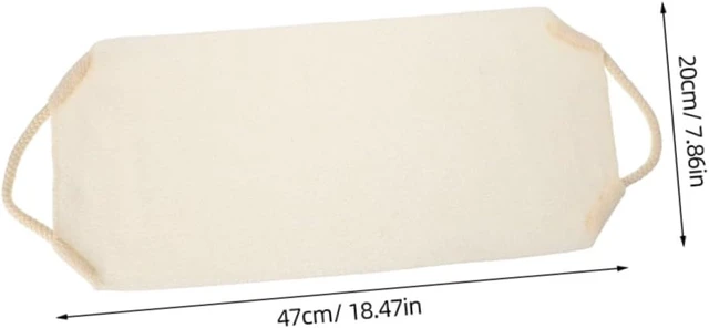 Alt view image 2 of 7 - Feet & Legs - Bath Shower Accessory, Set of 2 Elastic Exfoliating Back Scrubbing Towels for Deep Cleansing Body