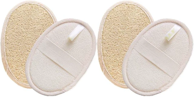 Main image of Natural Luffa Sponge Exfoliating Body Scrubber Facial Cleansing Pad Bath Spa Loofah