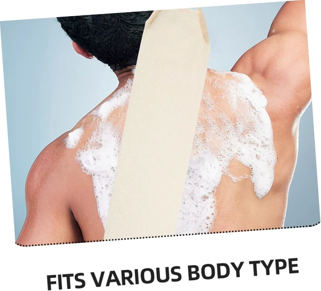 Alt view image 5 of 7 - Feet & Legs - Bath Shower Accessory, Set of 2 Elastic Exfoliating Back Scrubbing Towels for Deep Cleansing Body