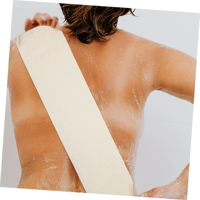 Alt view image 7 of 7 - Feet & Legs - Bath Shower Accessory, Set of 2 Elastic Exfoliating Back Scrubbing Towels for Deep Cleansing Body