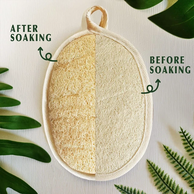 Alt view image 2 of 7 - Authentic Egyptian Luffa Body Exfoliator Scrubbing Tool