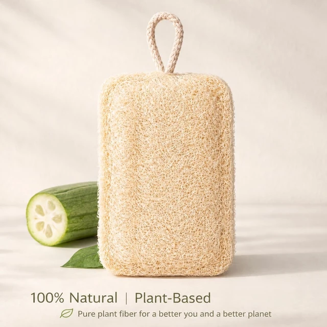 Alt view image 3 of 7 - Genuine Natural Luffa Body Scrubber for Unisex Use