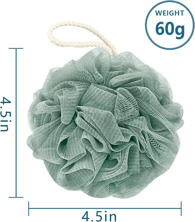 Alt view image 2 of 7 - Natural Luffa Shower Sponge Bath Pouf