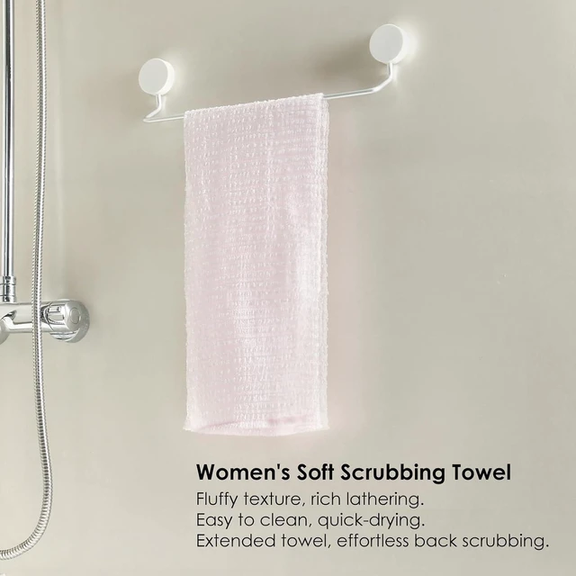 Alt view image 5 of 7 - Exfoliating Bath Loofah Towel for Body Scrubbing and Shower