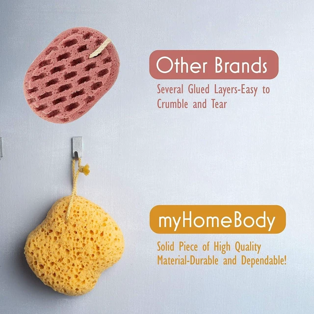 Alt view image 7 of 7 - Foam Bath Sponge Curvy Shower Loofah for Body