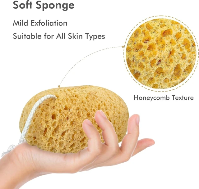 Alt view image 2 of 7 - Unisex Body Scrub Sponge for Shower Cleansing & Exfoliation